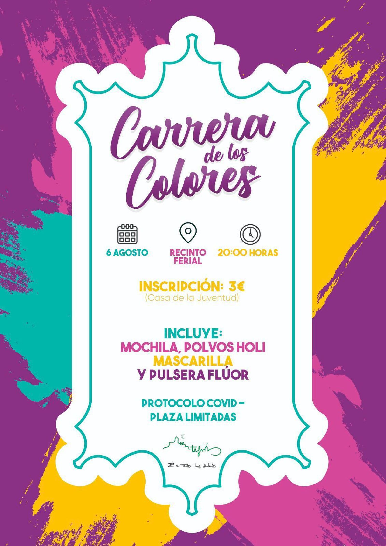 Montefrío organiza una Carrera de los Colores para este viernes en su recinto ferial