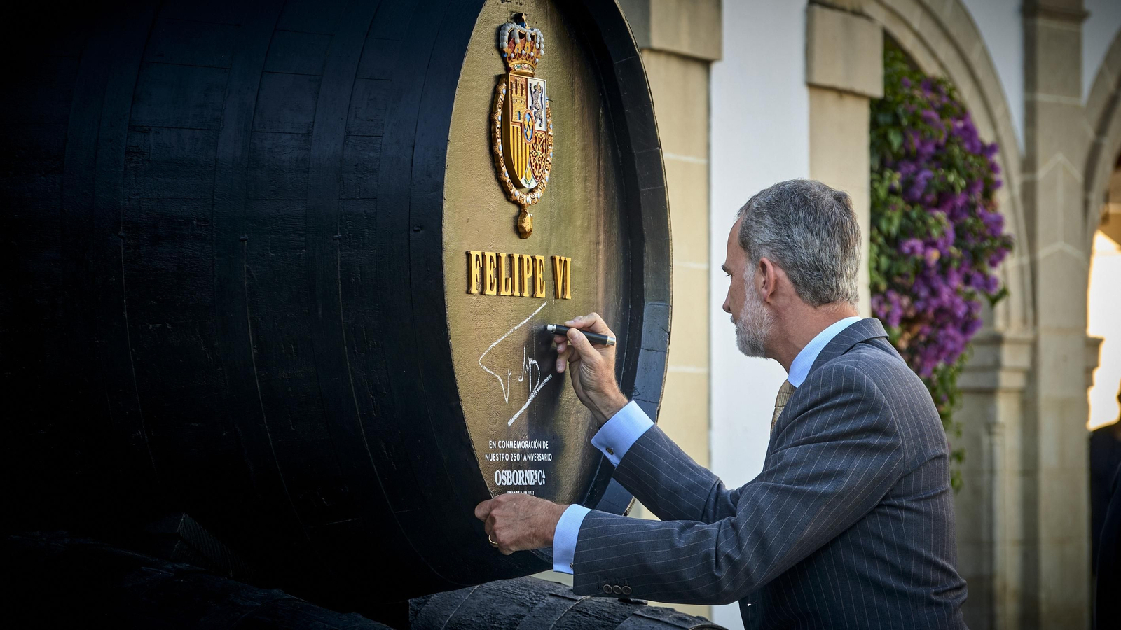 Visita del Rey Felipe VI a El Puerto por el 250º aniversario de Osborne