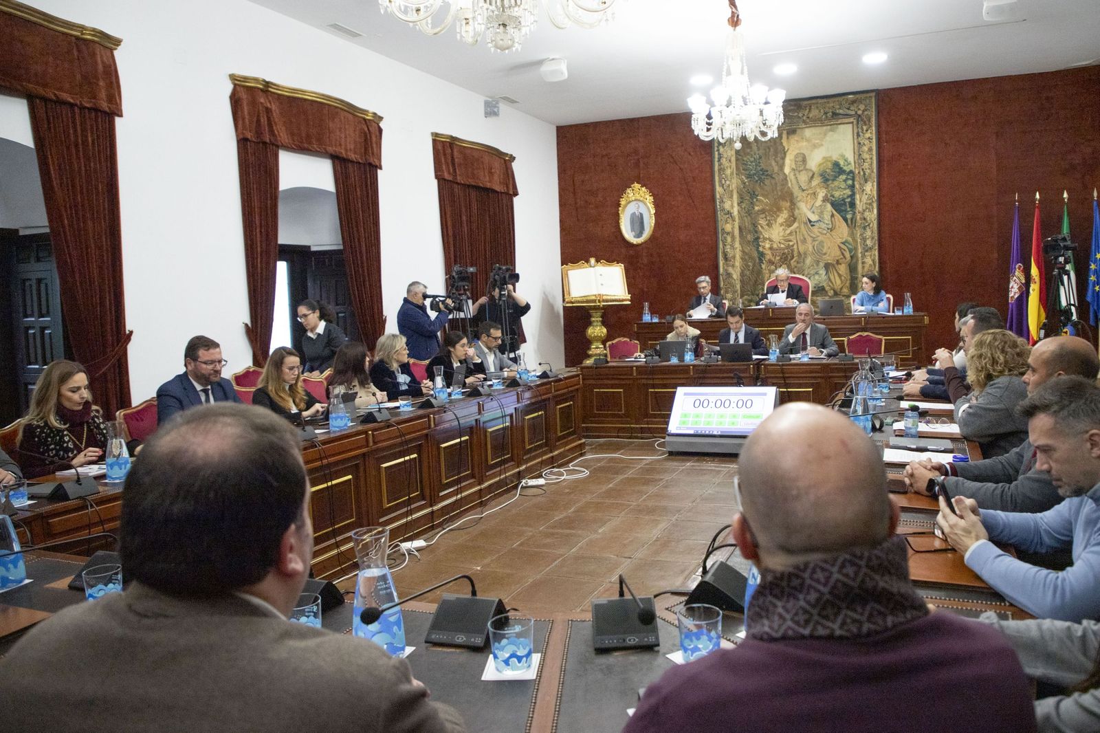 Un momento de la sesión plenaria celebrada este viernes en la Diputación de Córdoba.