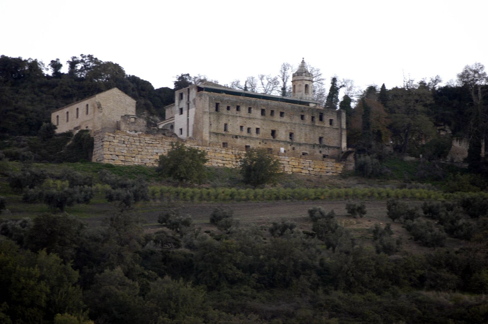 Una vista del entorno del monasterio de Caños Santos, en Alcalá del Valle.