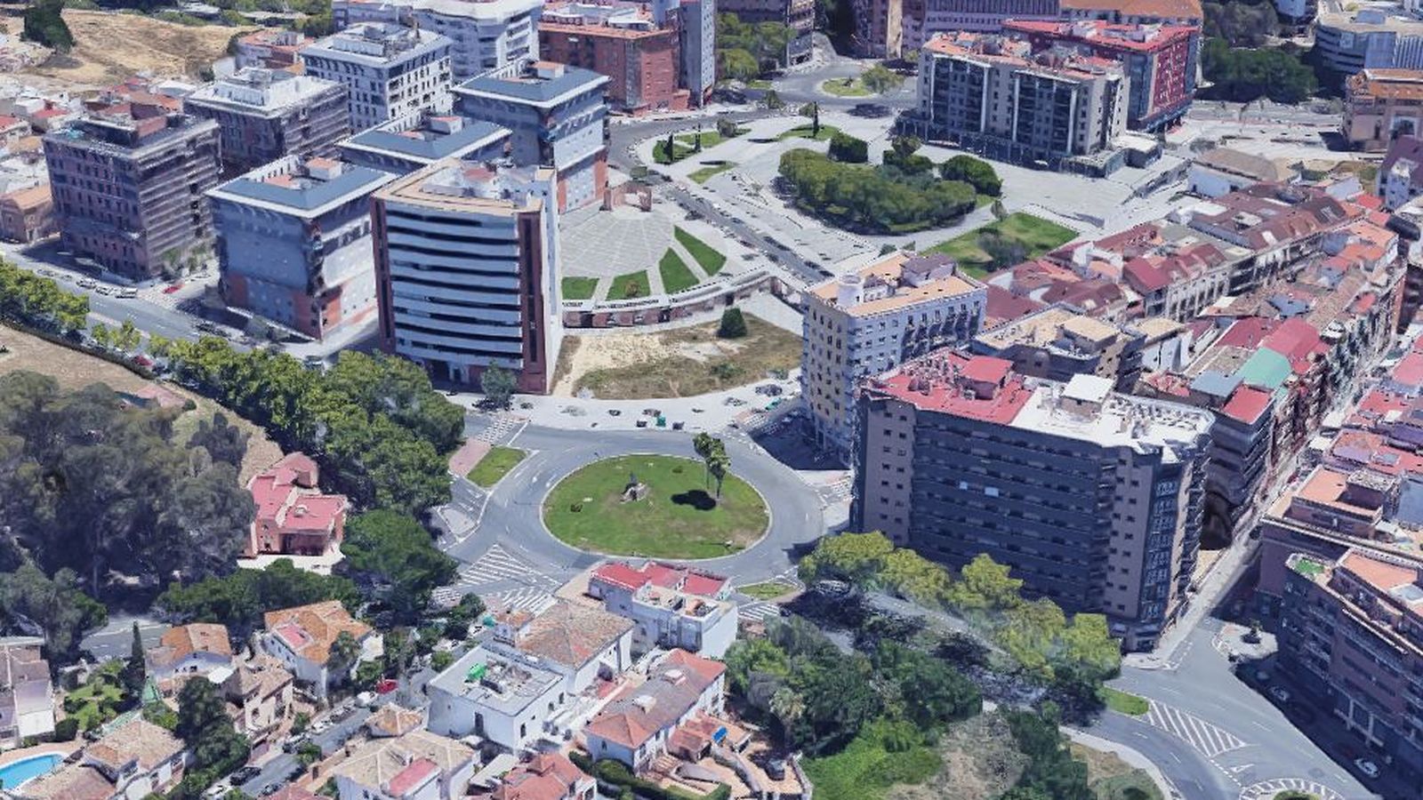Vista aérea de la parcela en la que se van a construir las 86 viviendas.