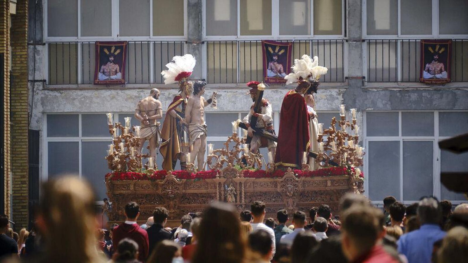 Jesús Despojado, en el interior de Salesianos, en 2022