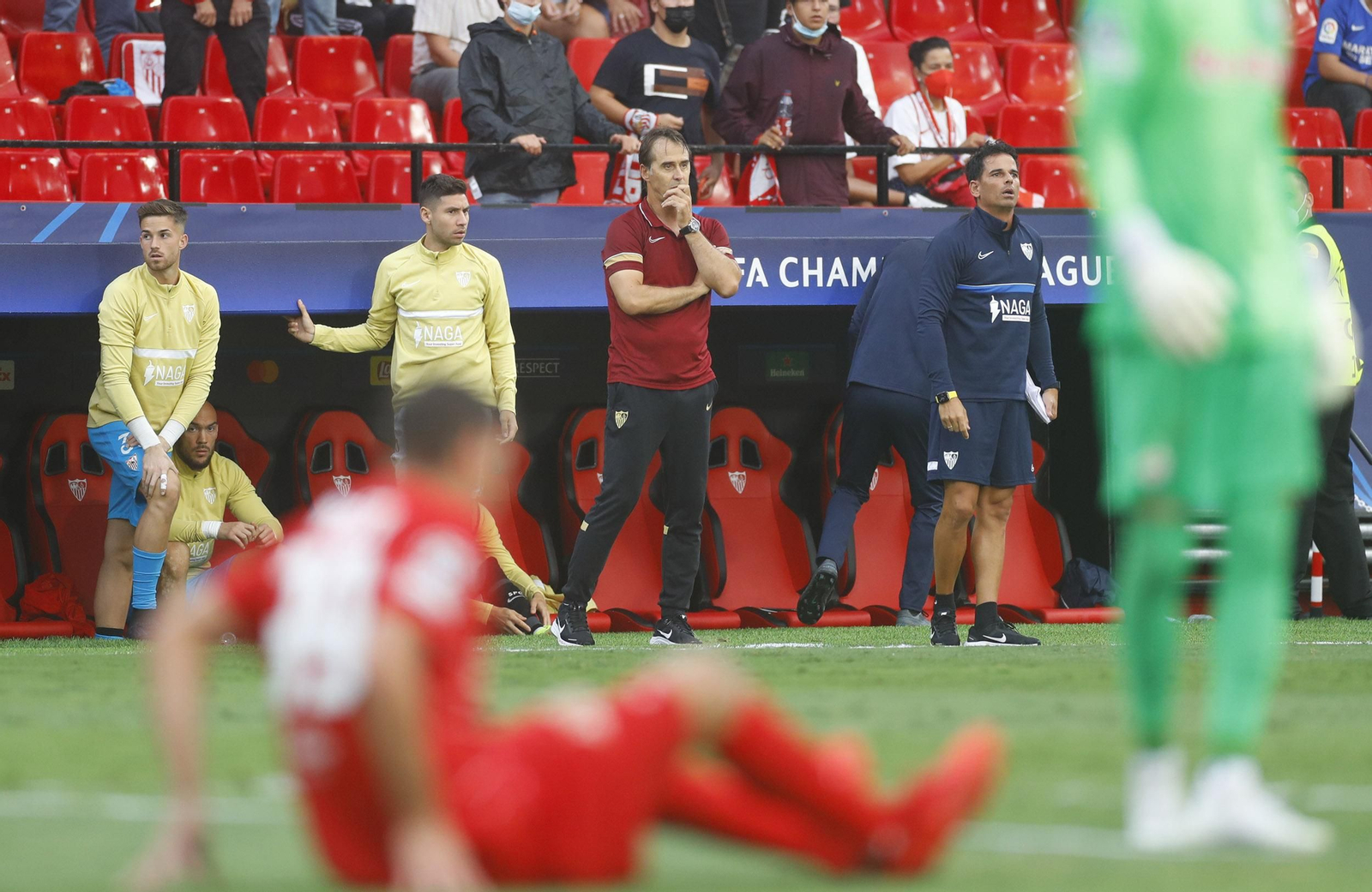 Las imágenes del Sevilla fc Salzburgo