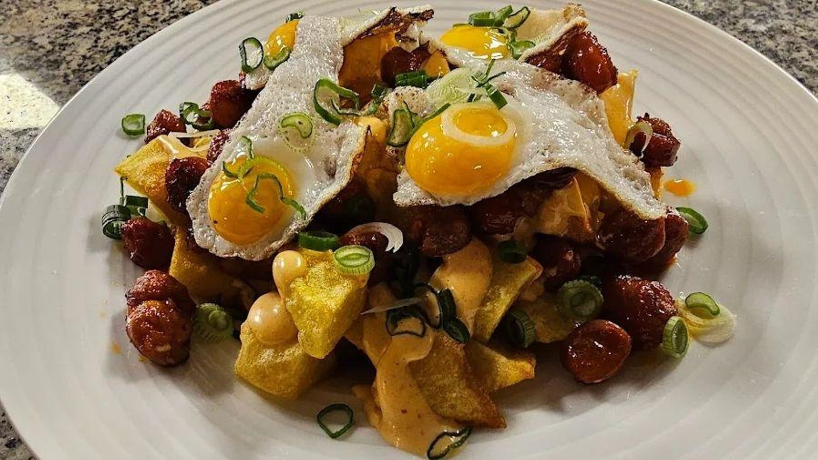 Un revuelto del menú de Casa José.