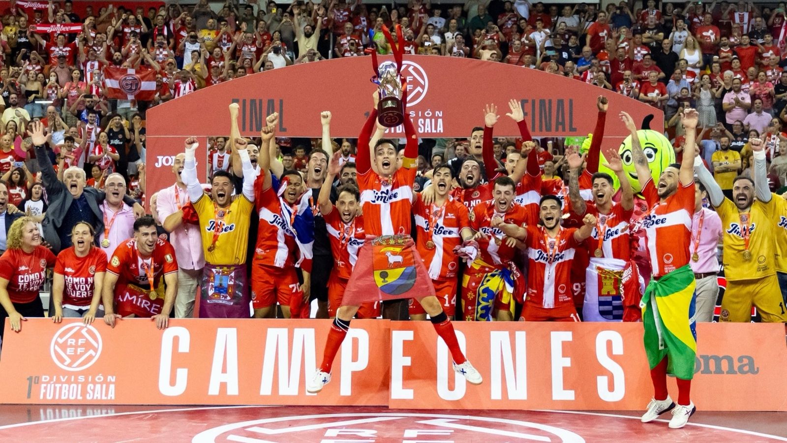 Jimbee Cartagena Costa Cálida, campeón una temporada más de la liga.