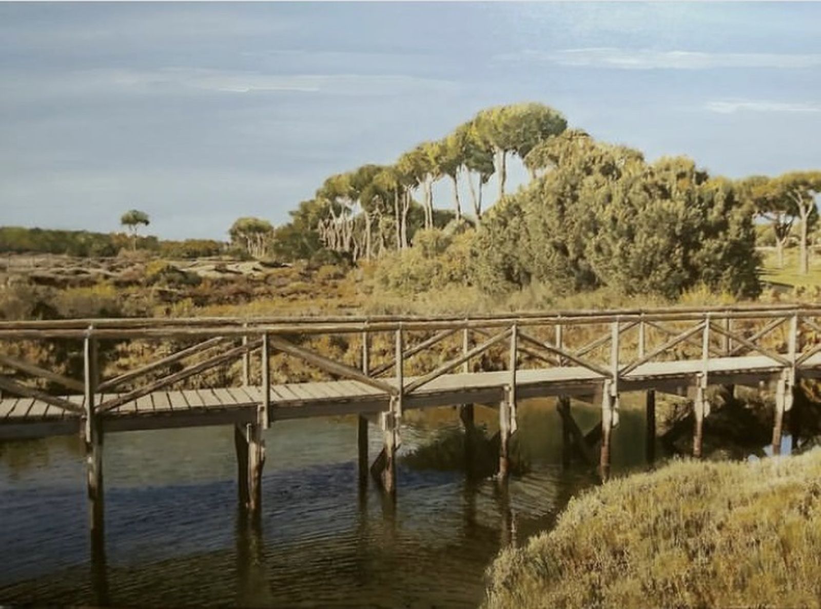 La Fundación Caja Rural acoge la muestra La mar de olas de la artísta María Luisa Sacristán