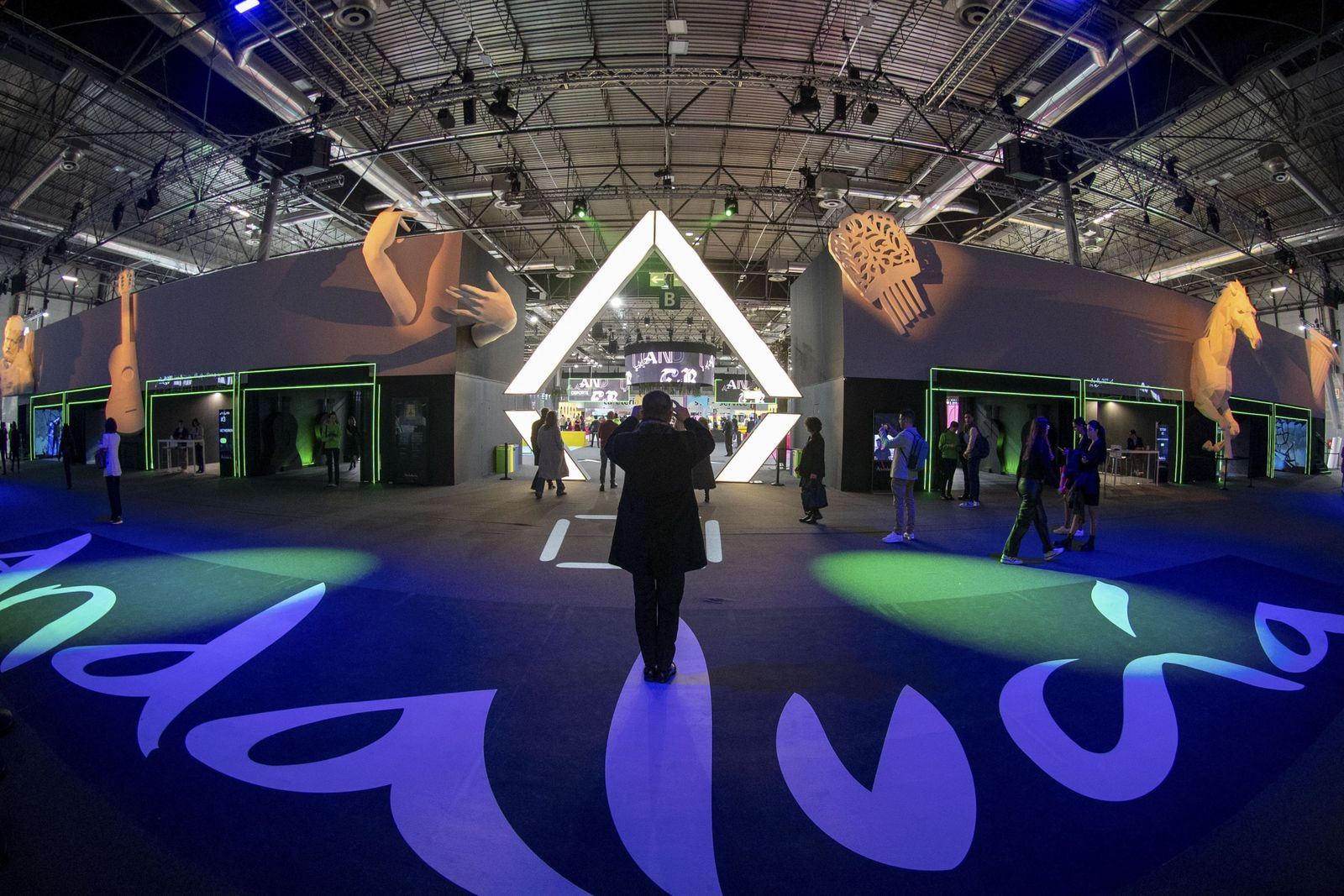 El pabellón de Andalucía en Fitur