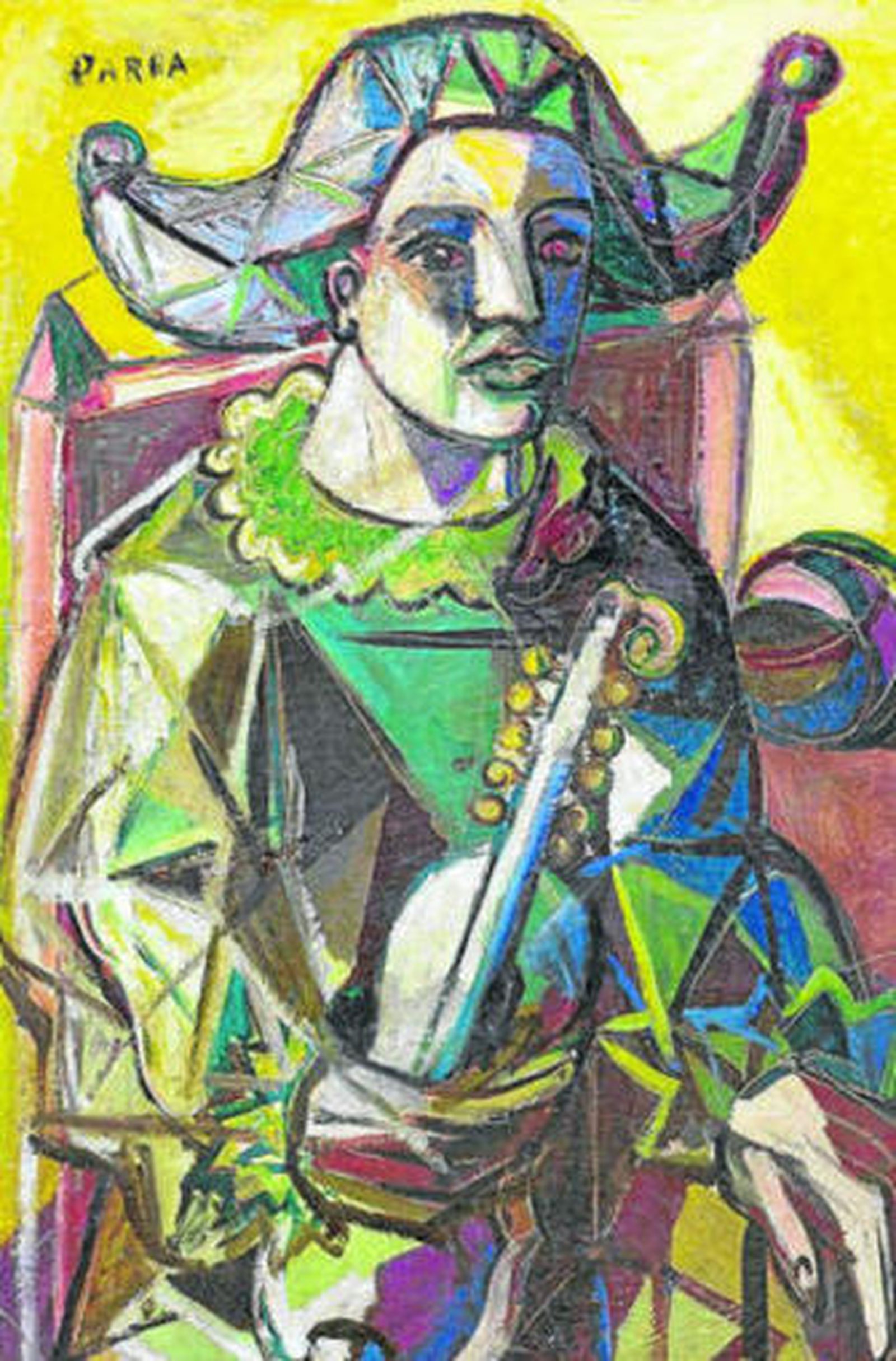 La obra de Ginés Parra que ha recuperado un coleccionista almeriense.