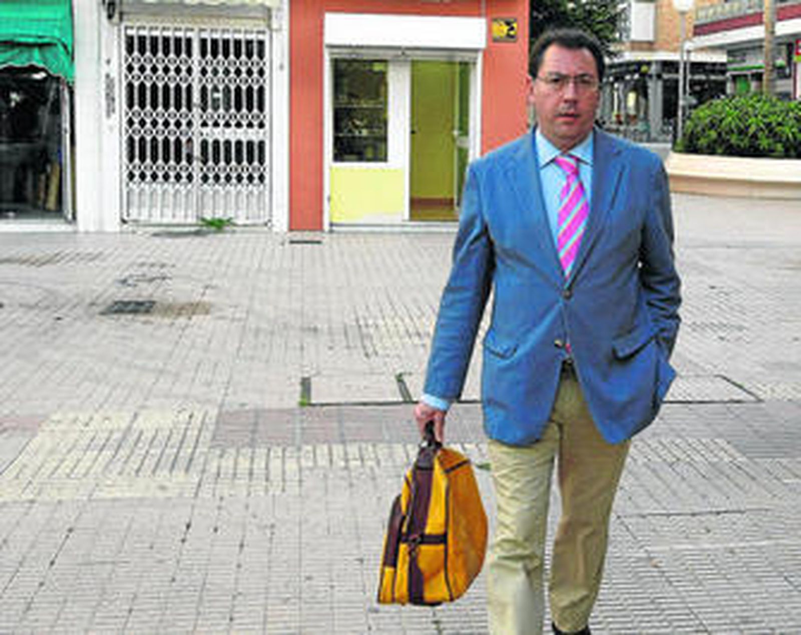 Jenaro Jiménez, hace unos meses, camino de una declaración ante el juez.