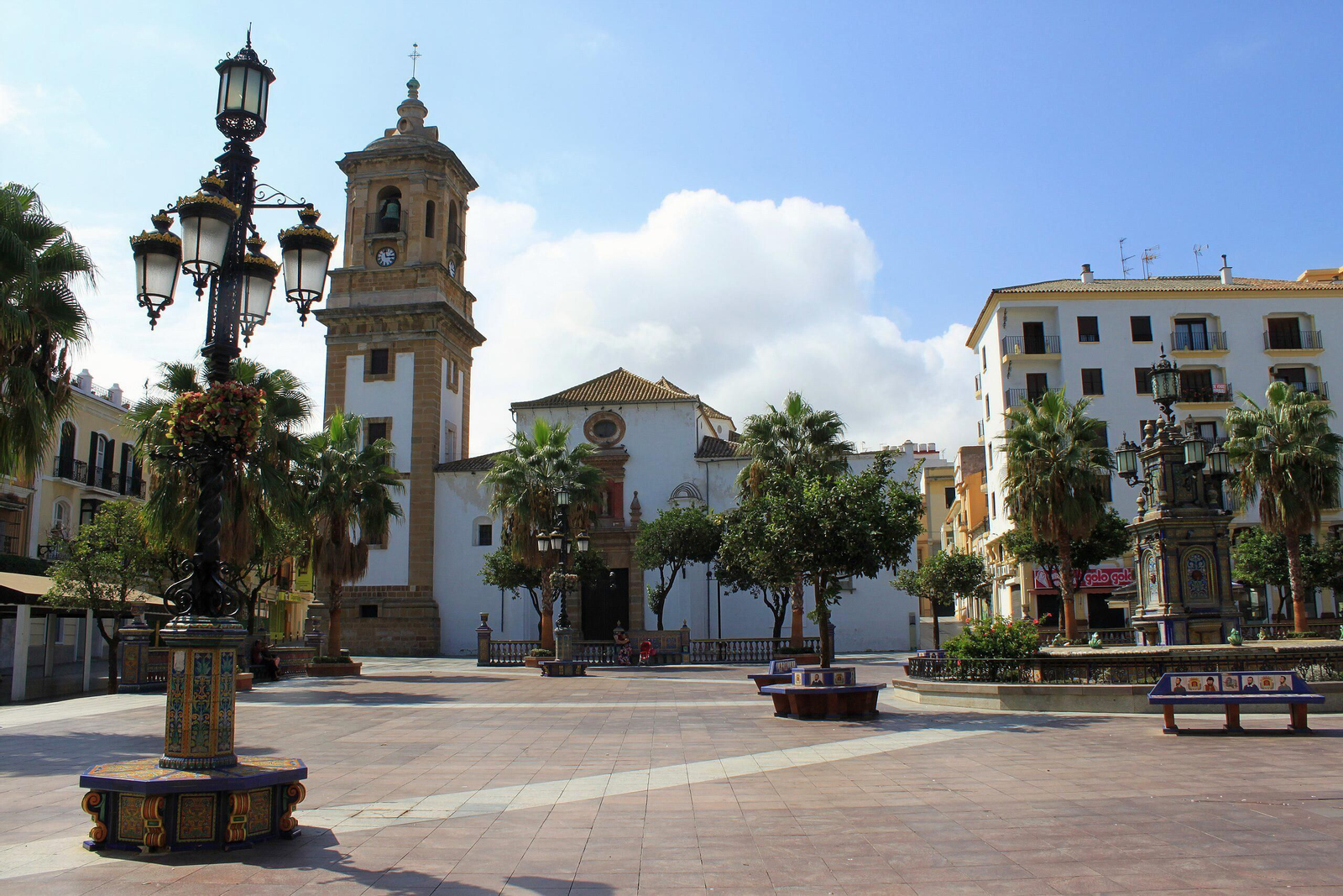 Plaza Alta, en Algeciras.