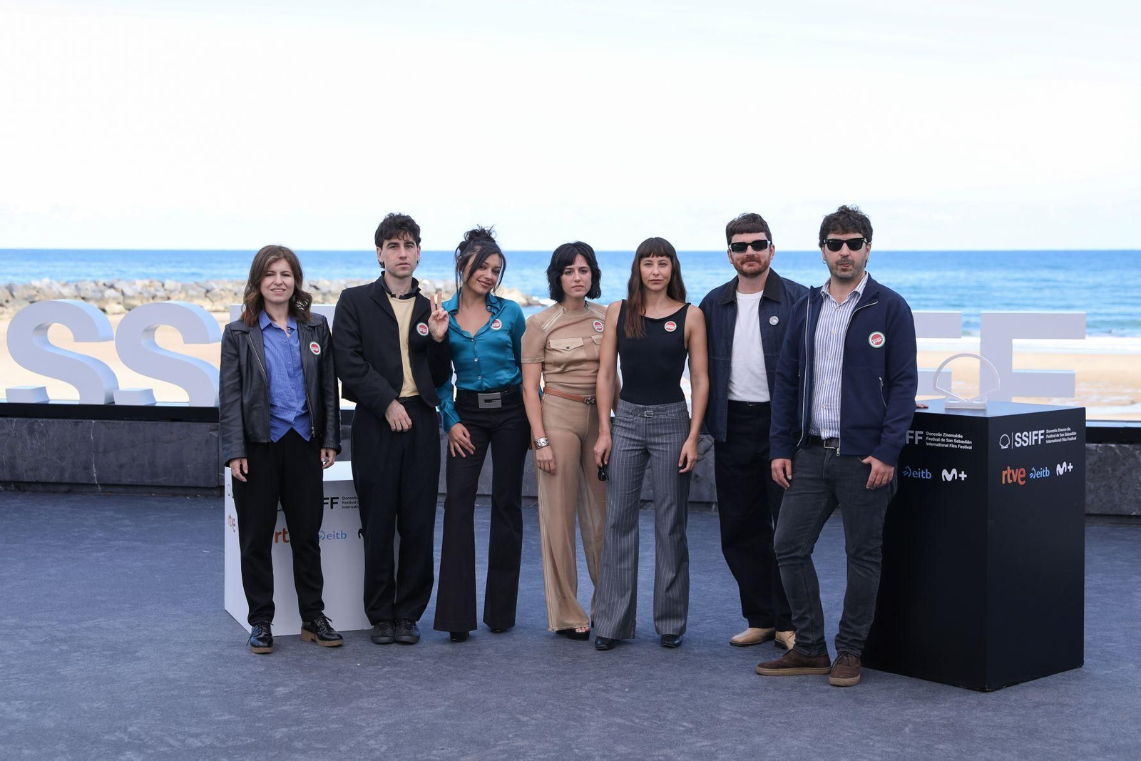 Los creadores y actores principales de 'La Ruta Vol. 2'' en su presentación en el Festival de San Sebastián
