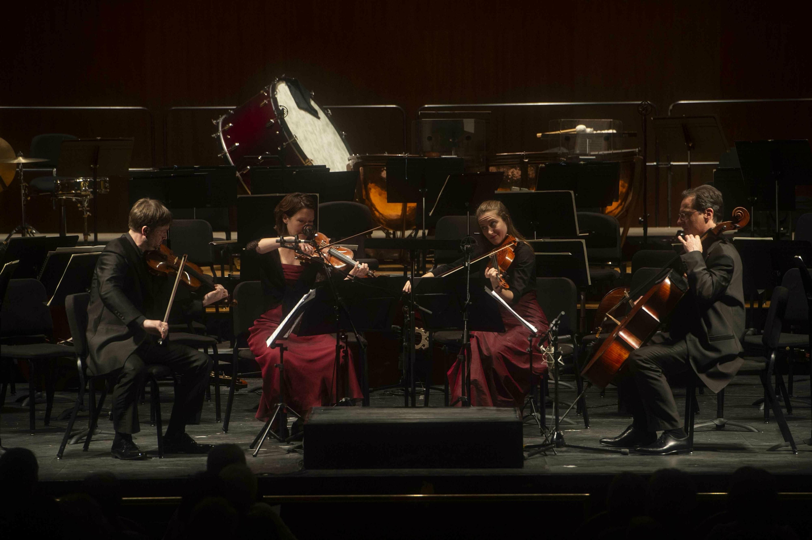 Un momento del recital en el Gran Teatro Un momento del recital en el Gran Teatro