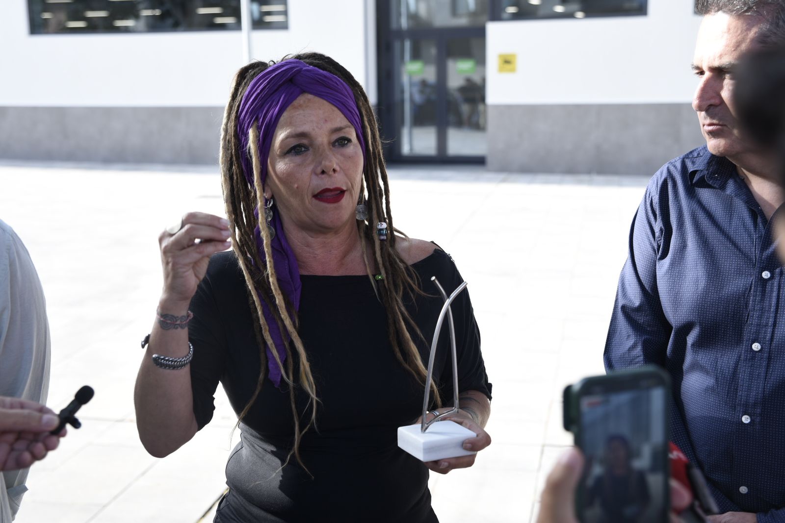 Fotos de la inauguración del monumento al volaó en La Línea