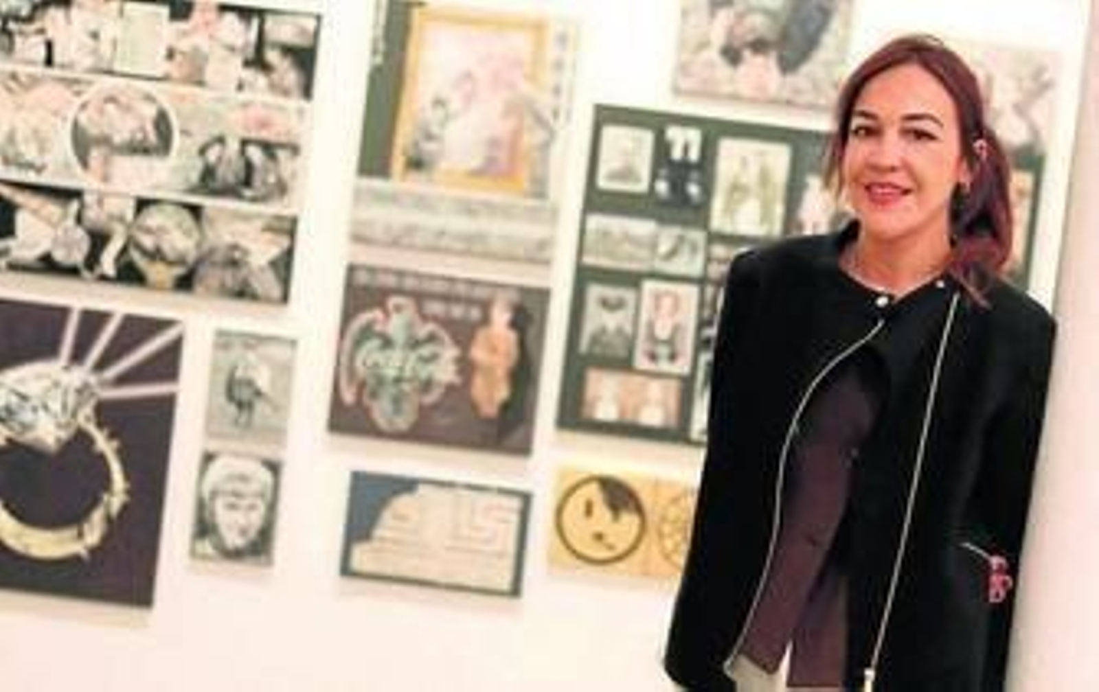 María José Gallardo, en una exposición en Sevilla.