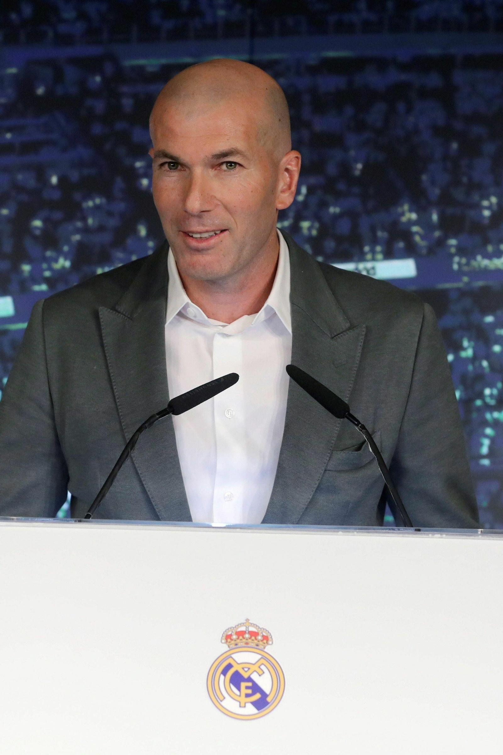 Las imágenes de la presentación de Zinedine Zidane