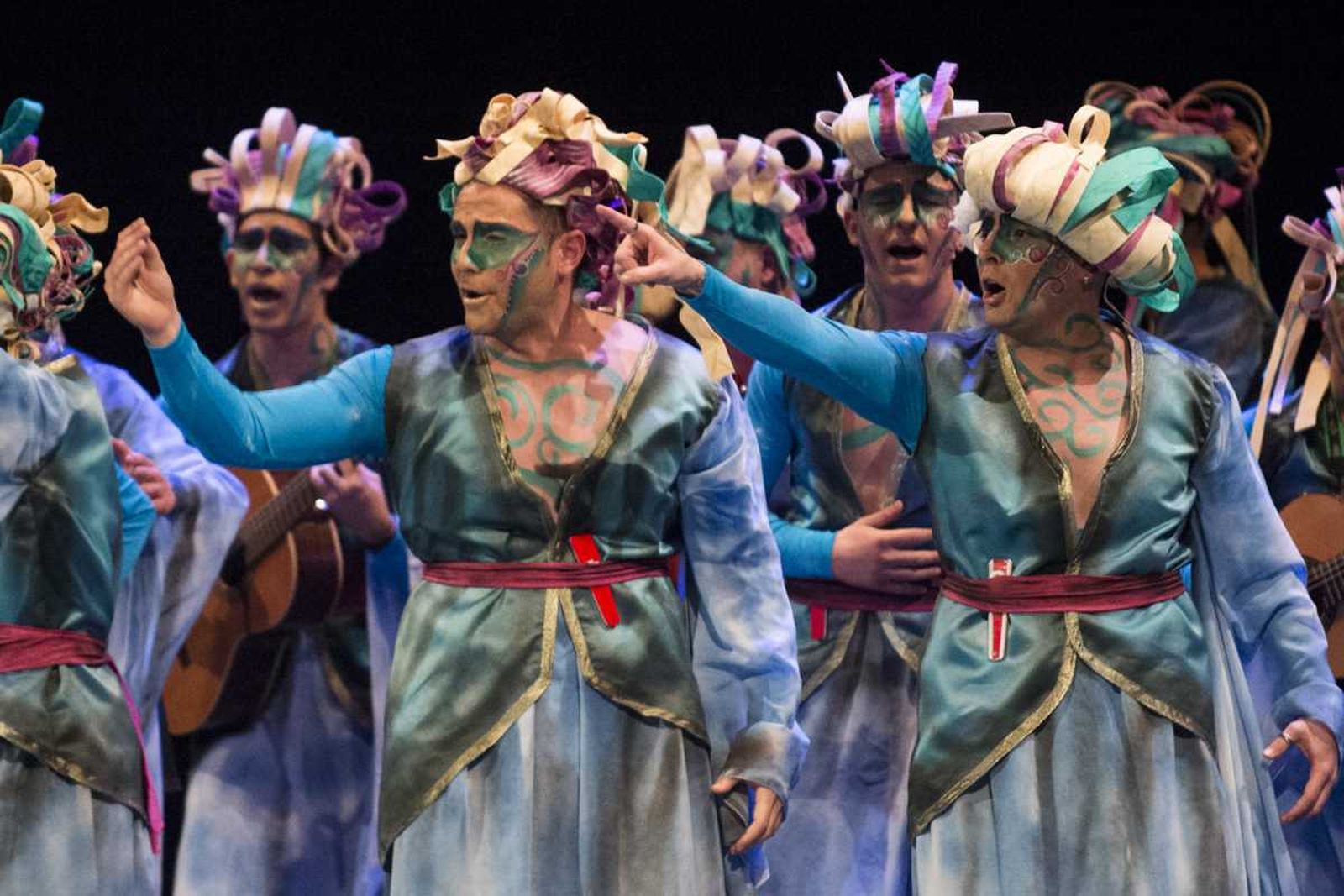 Las imágenes de la decimoquinta función clasificatoria