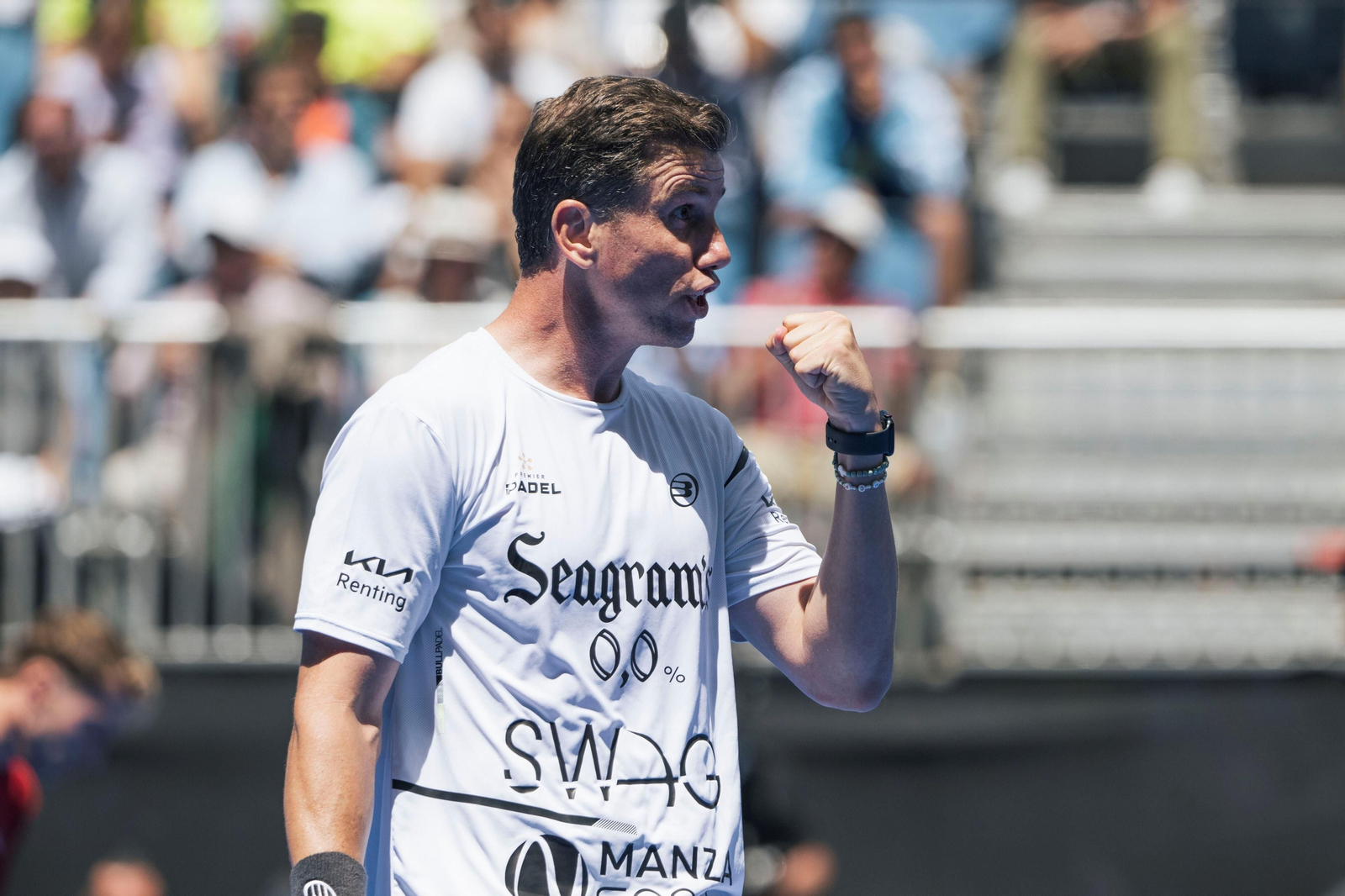 Las mejores fotos de los cuartos de final del pádel en el Estadio de la Cartuja