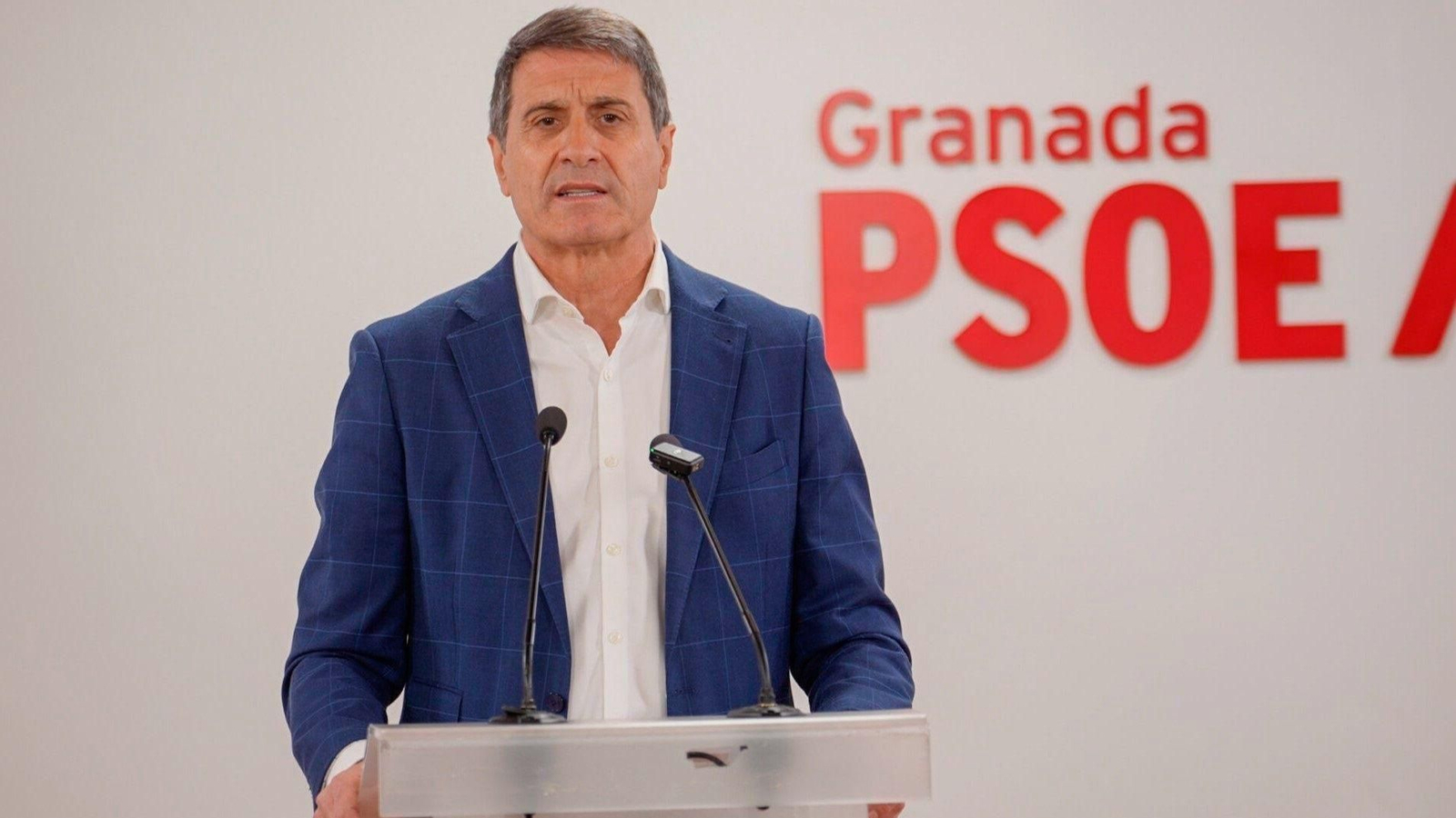 El secretario general del PSOE de Granada, Pedro  Fernández
