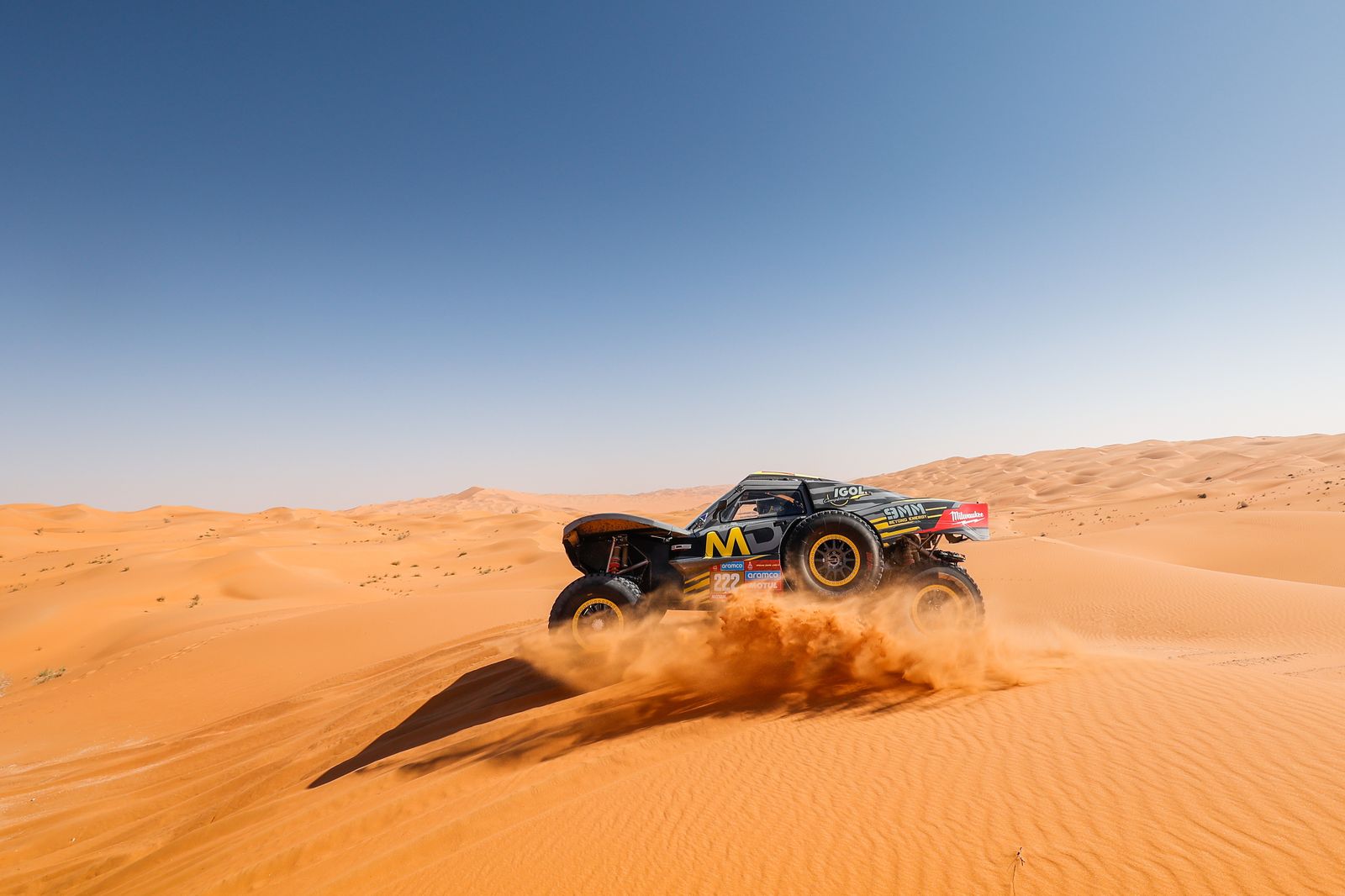 Las espectaculares imágenes del Dakar por las dunas