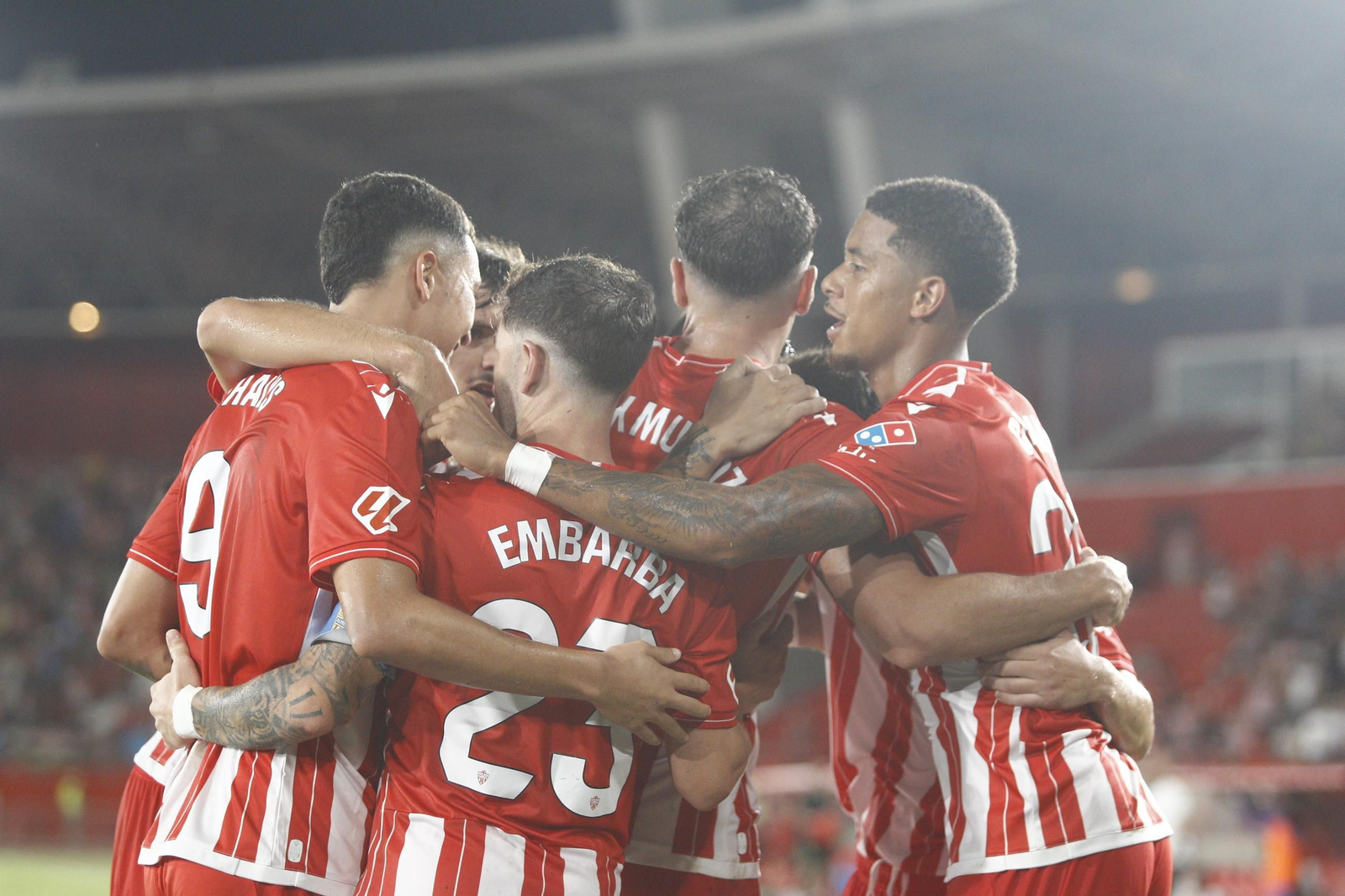 Las fotos del partido U.D. Almería-Sporting de Gijón