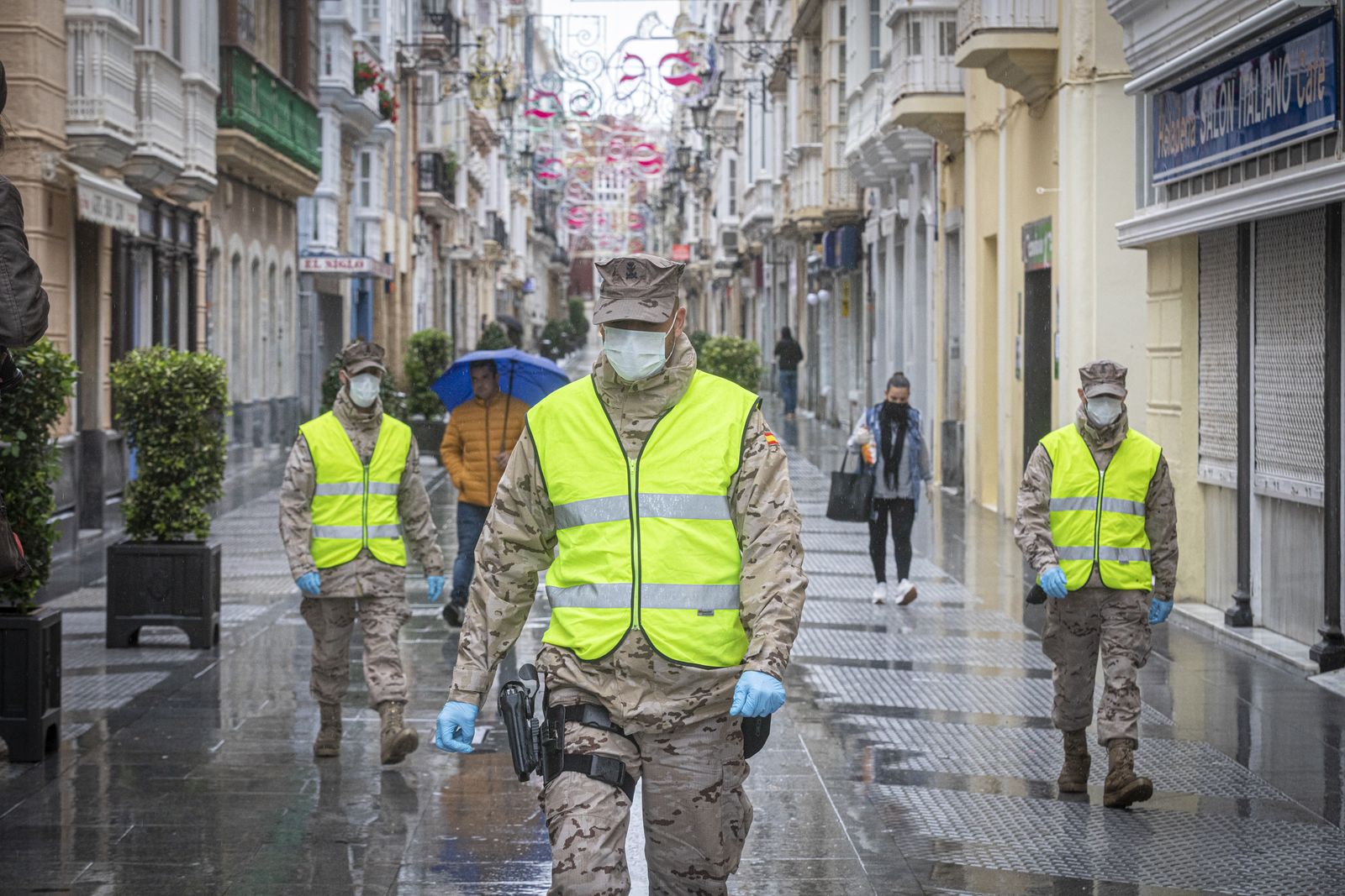 Presencia de ila Infanteria de Marina en Cádiz