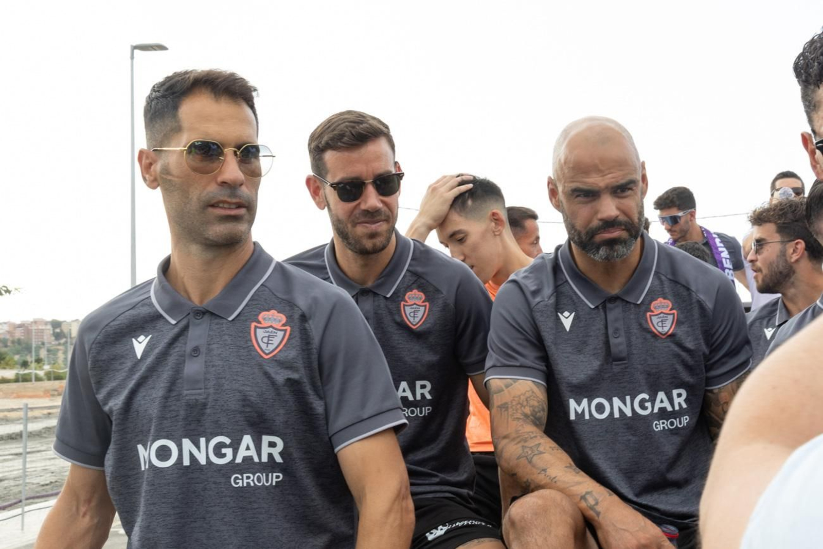 La fiesta por el ascenso del Real Jaén en La Plaza de Santa María y el Ayuntamiento
