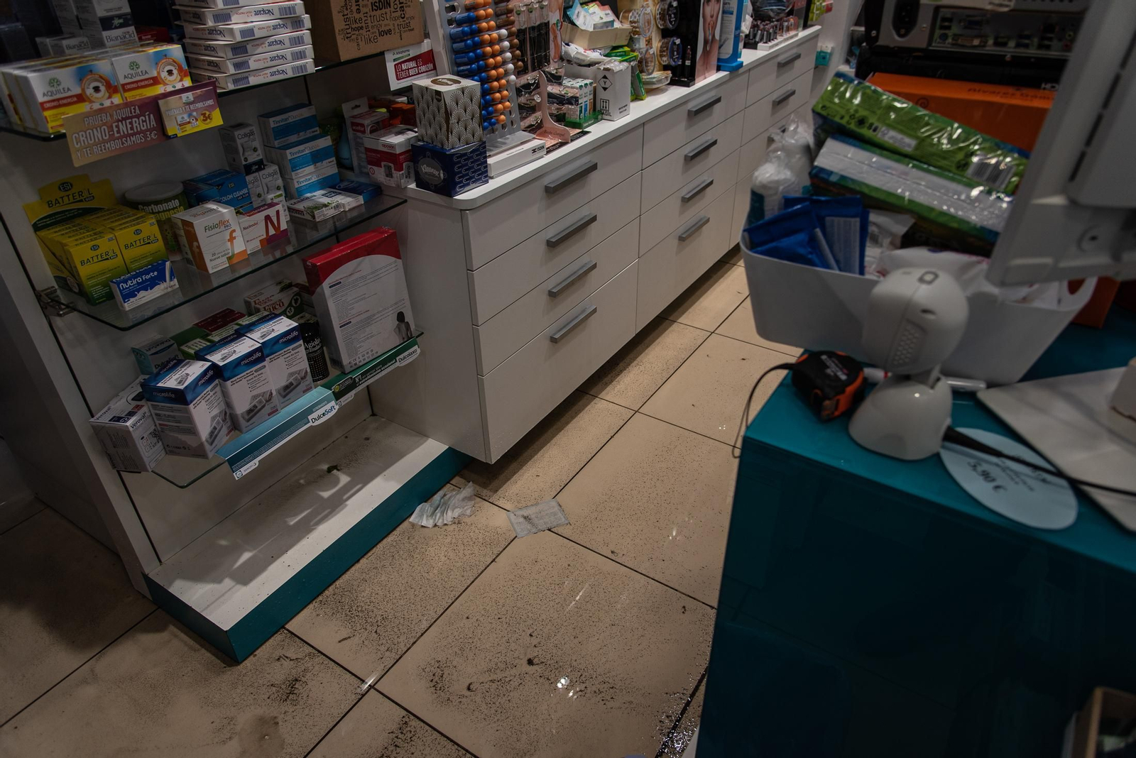 Imágenes de las inundaciones causadas por la lluvia en Isla Cristina