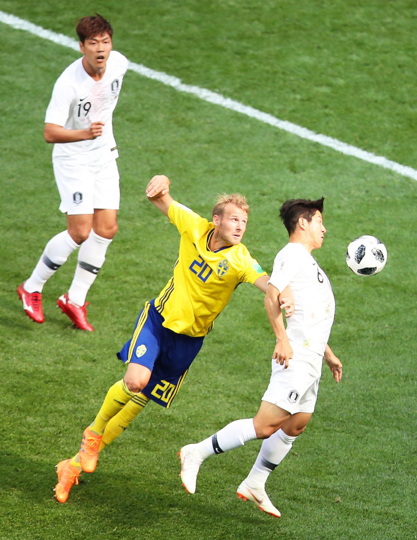 Las imágenes del Suecia-Corea del Sur