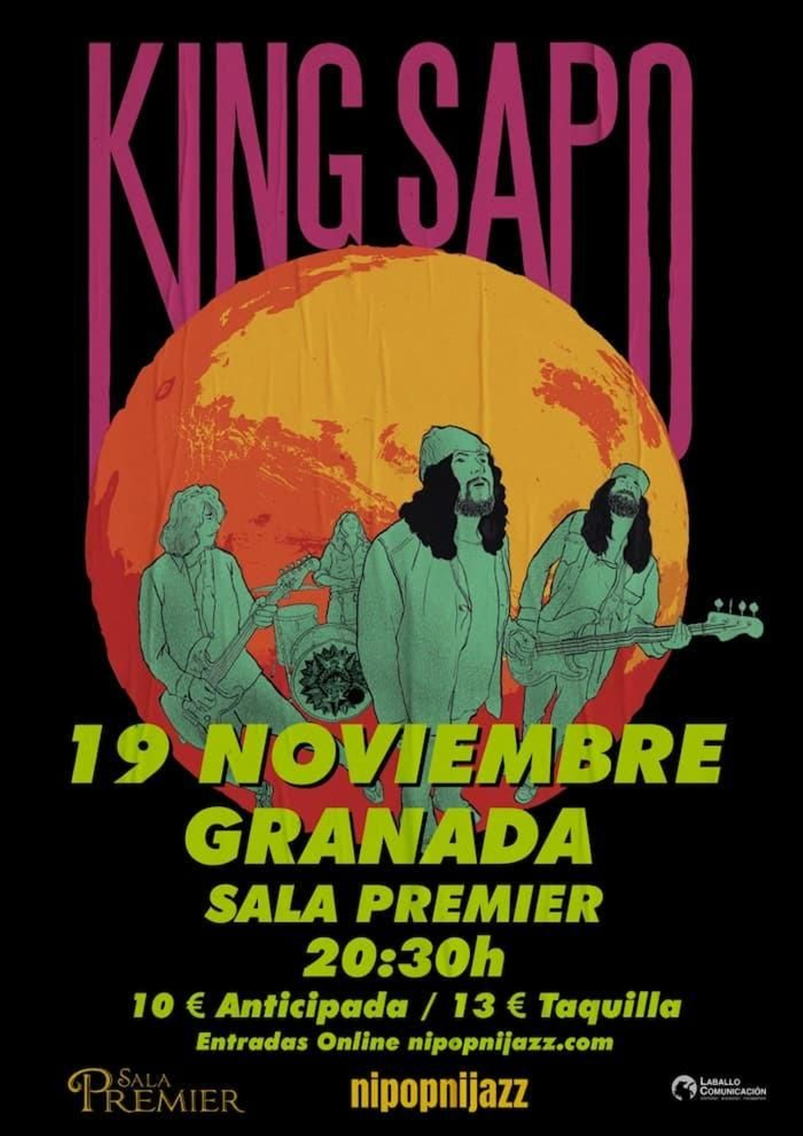 Llega a Granada el concierto de King Sapo