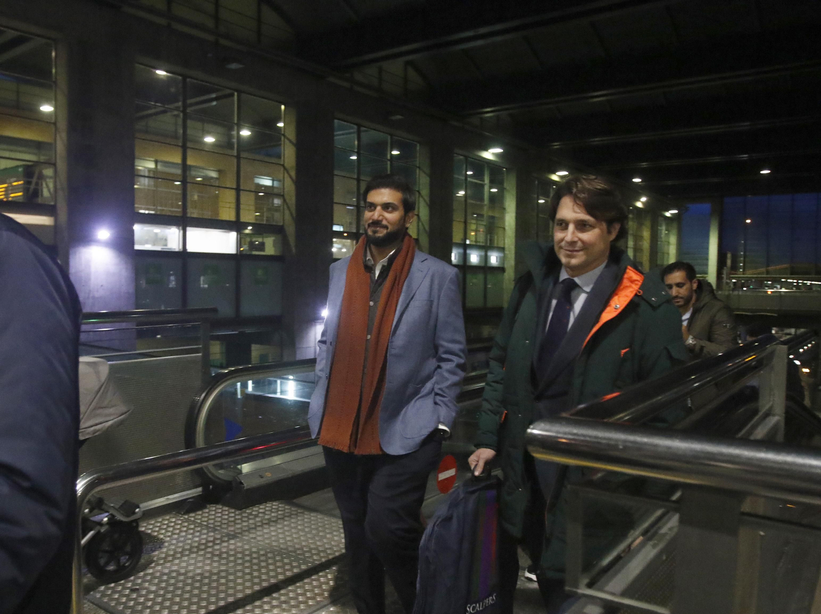 Las fotos de la llegada de los dueños del Córdoba CF a la ciudad