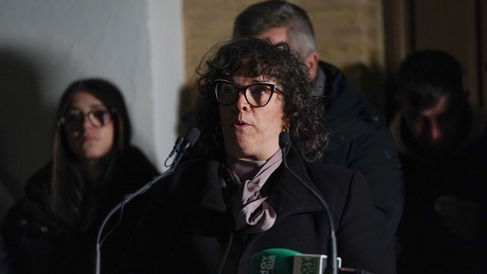 Rocío Hidalgo, abogada y portavoz de la familia de Aarón Muñoz Centeno.