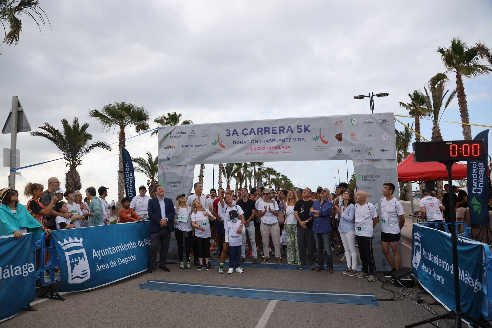 Las fotos de la 3ª carrera solidaria Memorial Vicente Granados en Málaga