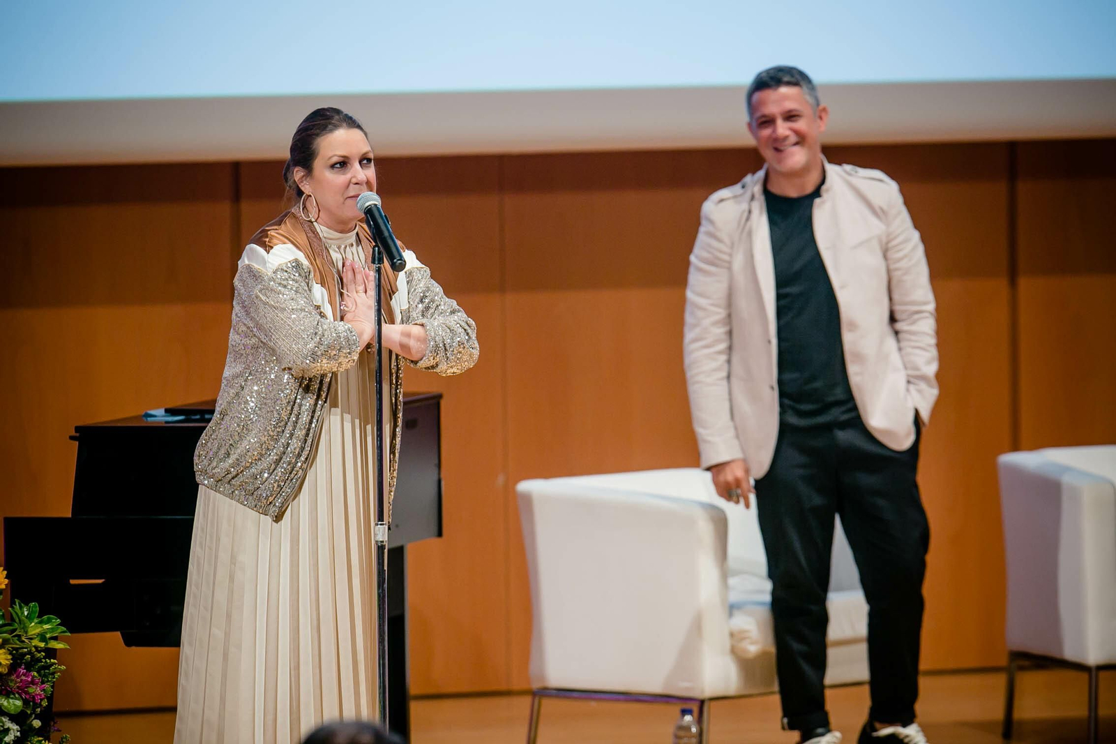 Acto de reconocimiento de Alejandro Sanz como hijo adoptivo de Cádiz