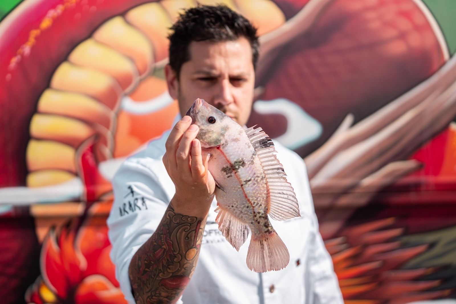 El chef del restaurante Sollo de Fuengirola, Diego Gallegos.