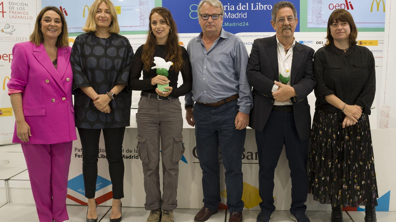 Los galardonados en la entrega de premios