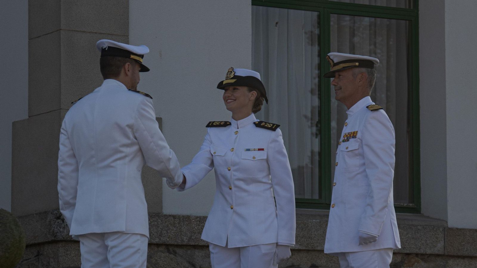 Las fotos del ingreso de la Princesa de Asturias en la Escuela Naval de Marín