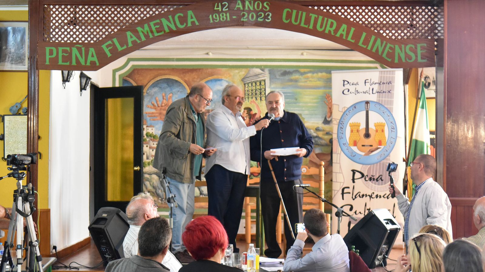 La clausura del Congreso Flamenco Antonio 'El Chaqueta' en La Peña Flamenca Cultural Linense, en imágenes