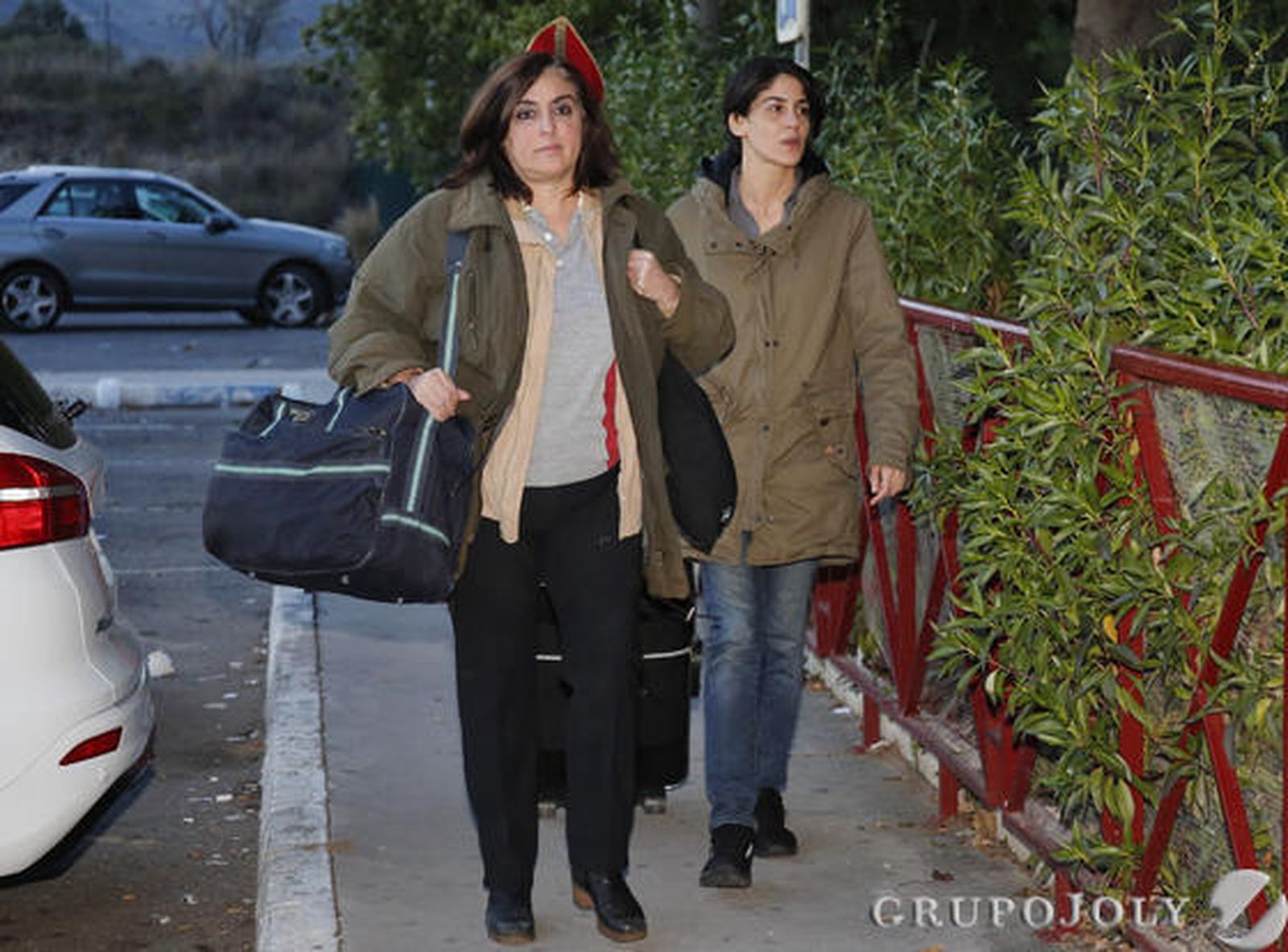 La ex concejala Belén Carmona de León, a su llegada a la prisión.

Foto: Javier Albiñana