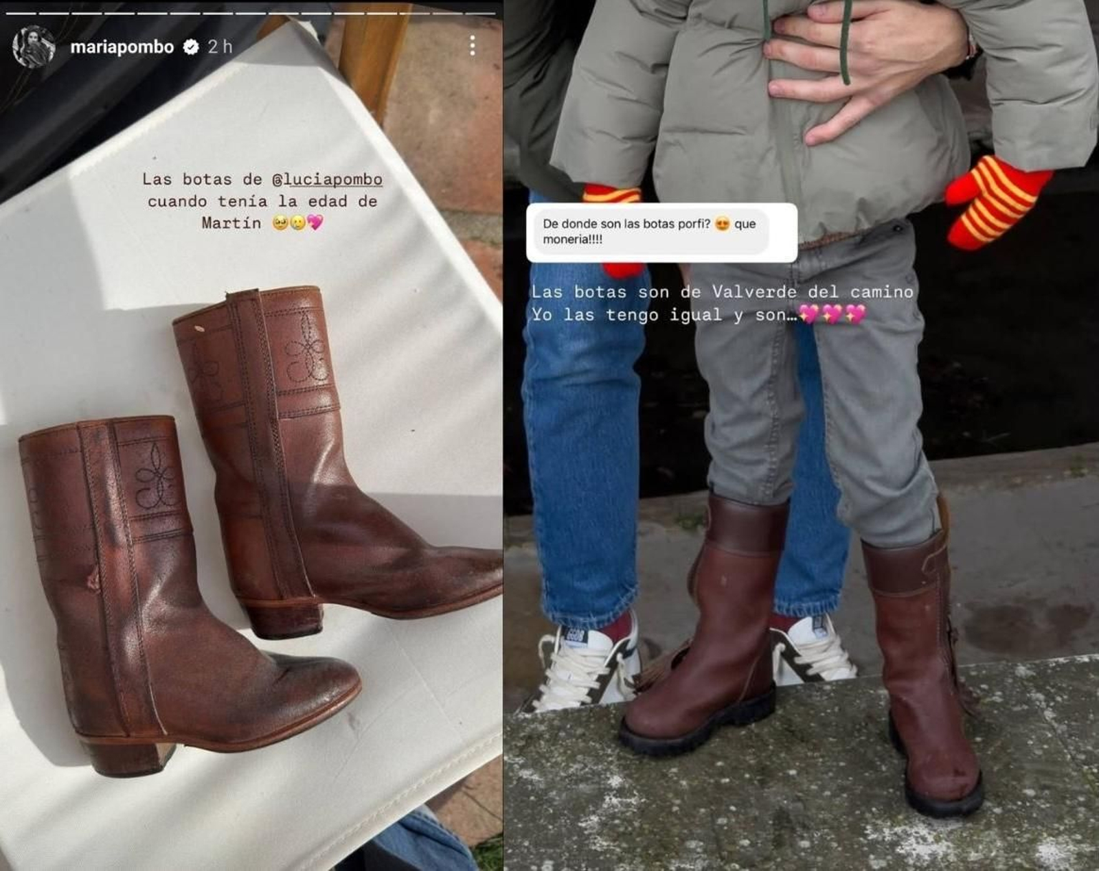 Las botas Valverde del Camino de la familia Pombo Las botas Valverde del Camino de la familia Pombo