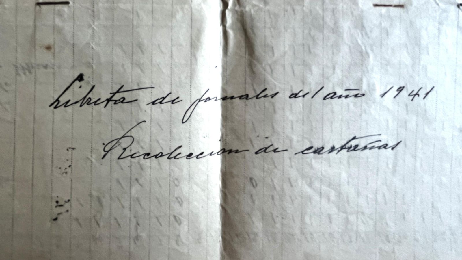 Jornales de apaño de castañas en 1941.