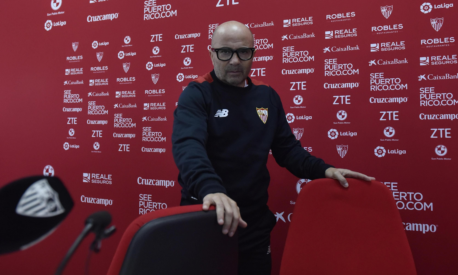 Sampaoli, en rueda de prensa