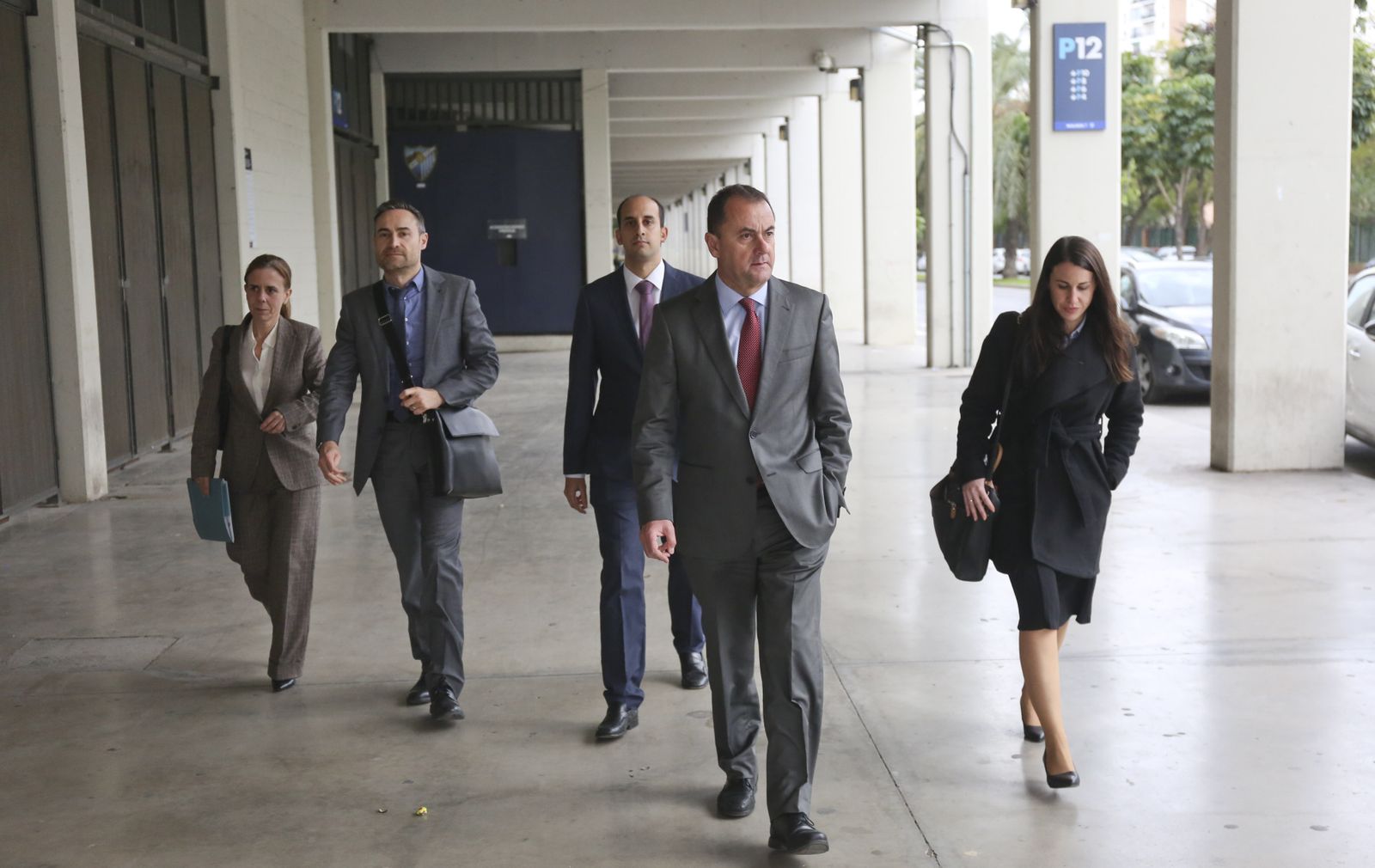 Las fotos del primer día en La Rosaleda del administrador José María Muñoz Jiménez