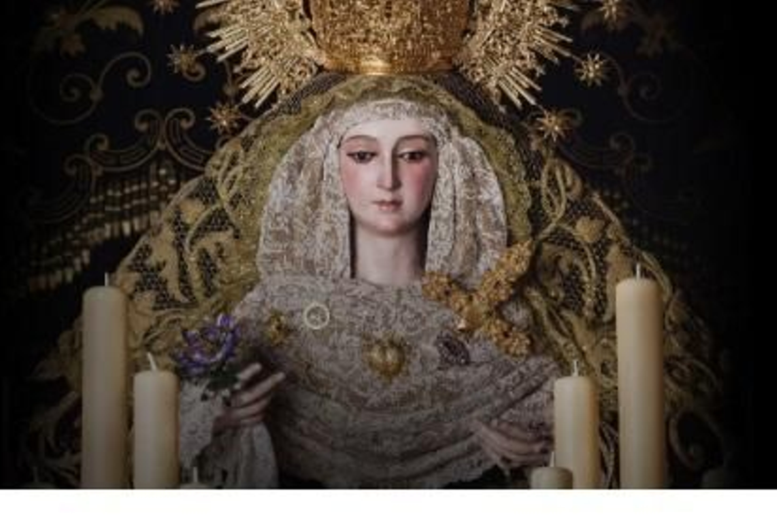 La Soledad en su paso de palio