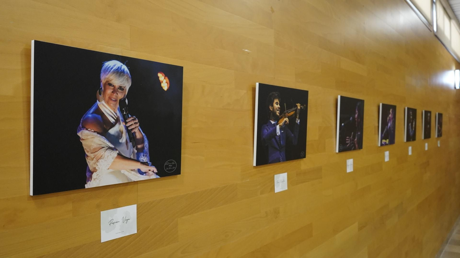 Fotos de la masterclass de baile flamenco impartido por La Lupi y de la exposición "10 años cantando a Paco" de José Mera