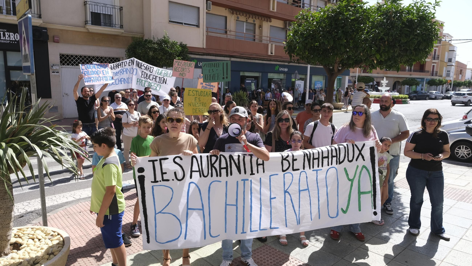 Manifestación en Benahadux.