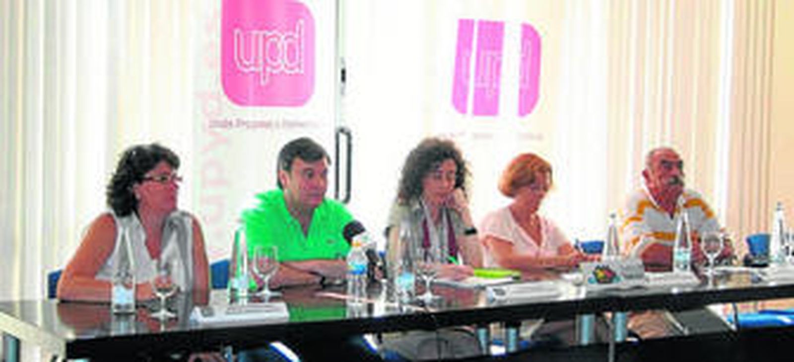 Carmen García, Emilio Segovia, Patricia Pelegrín, Lucía Pereira y Rafael Díaz.