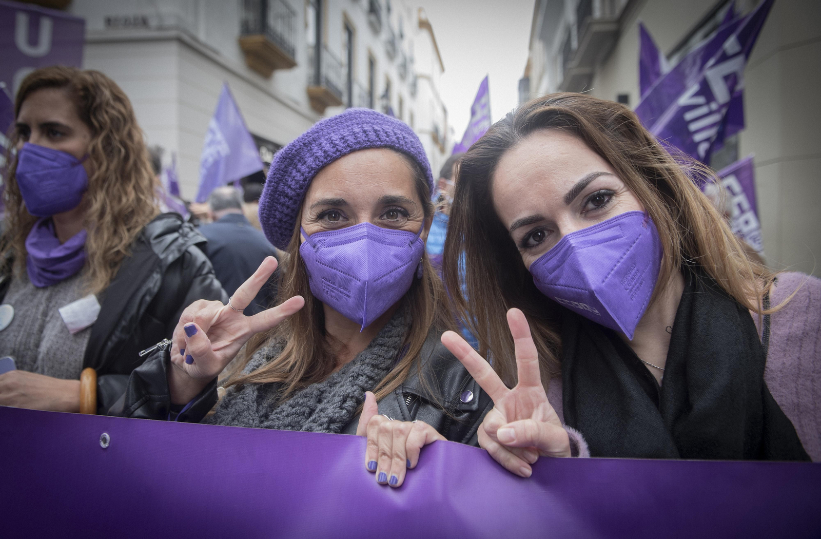 8M en Sevilla: la manifestación por el Día de la Mujer, en imágenes
