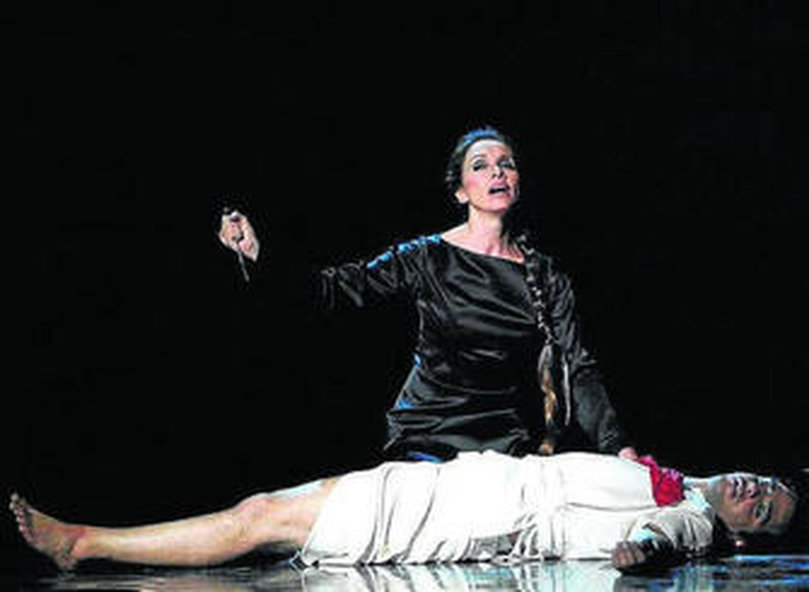 Ana Belén y Fran Perea, en 'Fedra'.