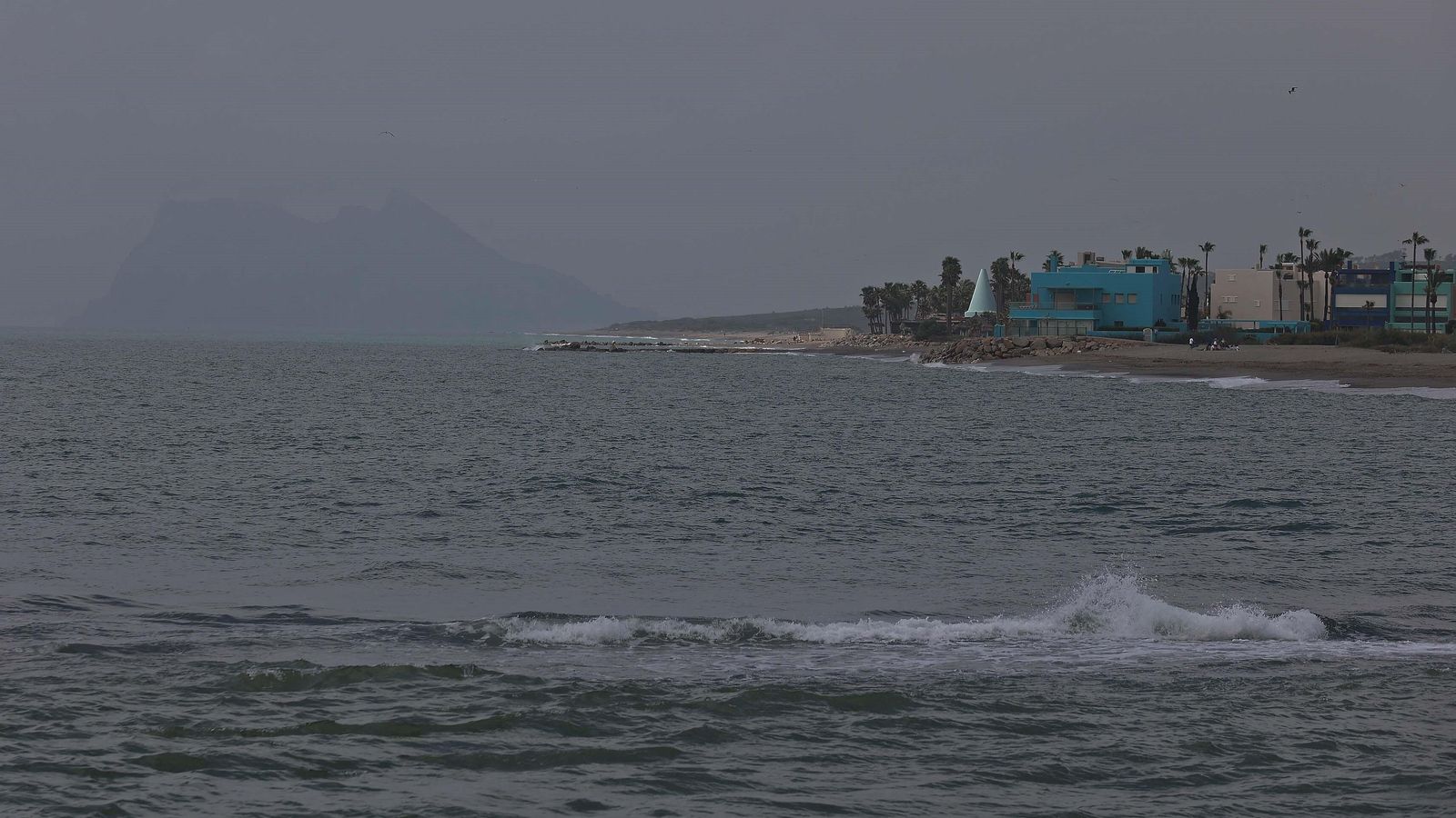 Vista de la playa de Sotogrande.