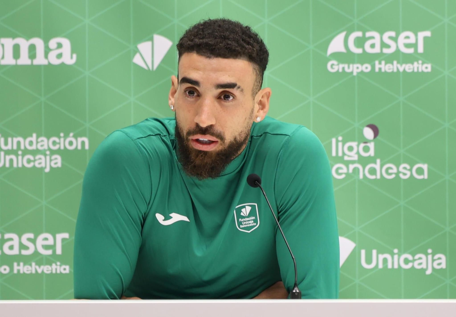 Chris Duarte, Alberto Díaz y Djedovic, en la previa de la Liga Endesa